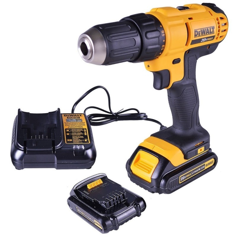 Combo Taladro Percutor + Amoladora Batería Dewalt Dck209p2t Color